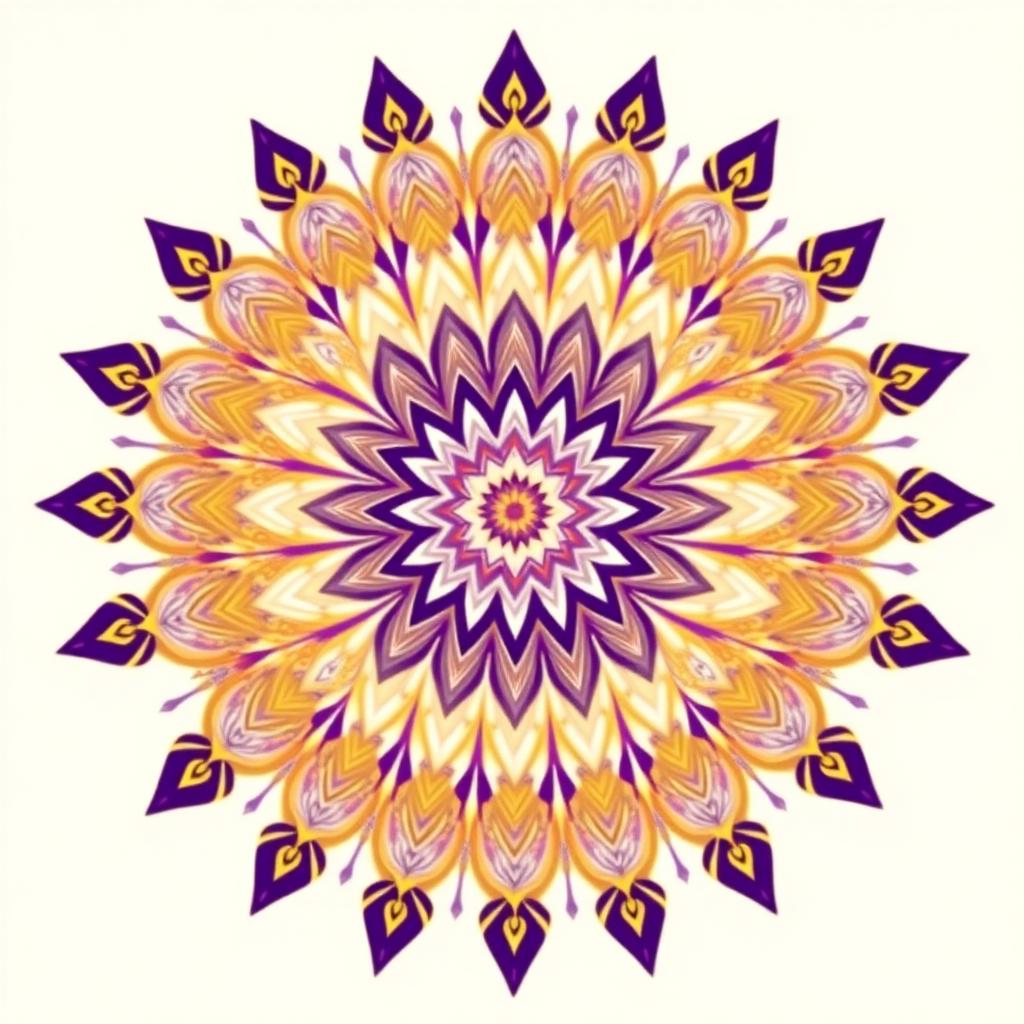 Mandala do Chakra Coronário — mandala espiritual gratuita para baixar