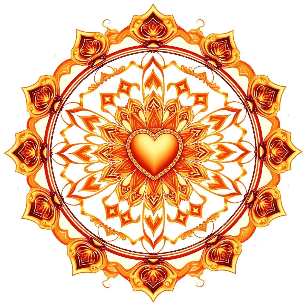 Mandala da Gratidão — Atrair Bênçãos e Abundância — mandala espiritual gratuita para baixar