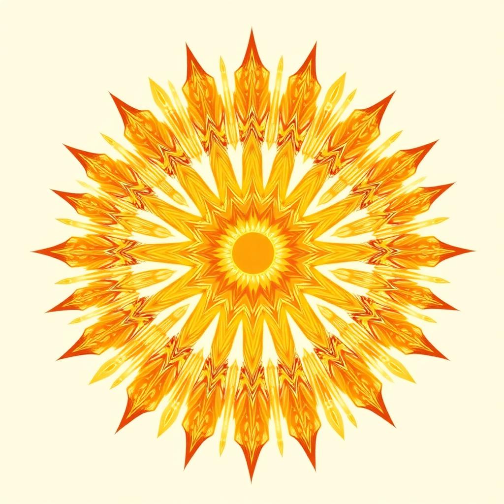Mandala Solar — Masculino Sagrado e Vitalidade — mandala espiritual gratuita para baixar