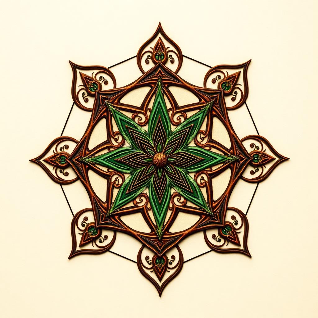 Mandala Base 4 — Estabilidade e Proteção Material — mandala espiritual gratuita para baixar