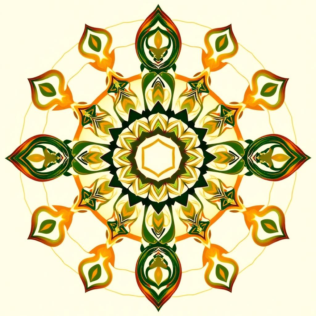 Mandala Base 8 — Abundância e Prosperidade Infinita — mandala espiritual gratuita para baixar