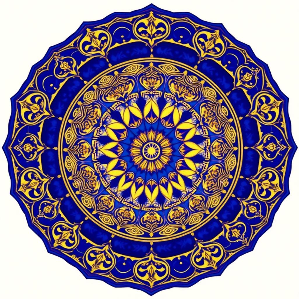Mandala da Força Interior — mandala espiritual gratuita para baixar
