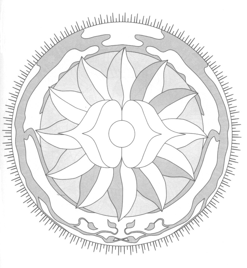 Mandala Sol Radiante — Iluminação e Clareza Mental — mandala espiritual gratuita para baixar