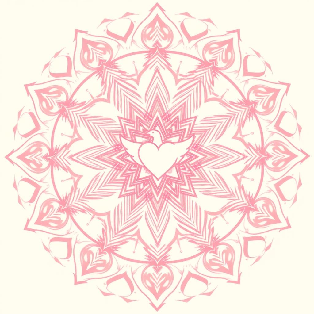 Mandala do Perdão — Soltar Mágoas e Libertar o Coração — mandala espiritual gratuita para baixar