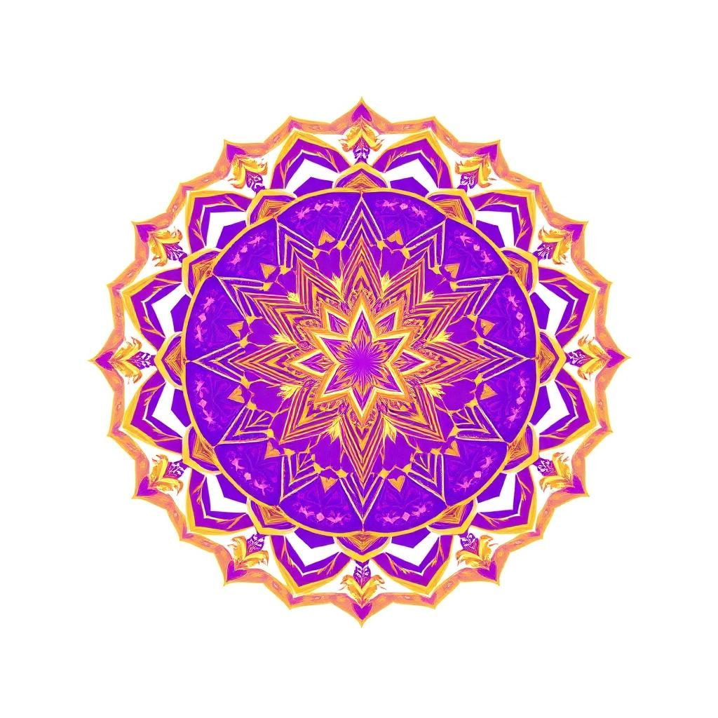 Mandala da Intuição e Mediunidade — mandala espiritual gratuita para baixar