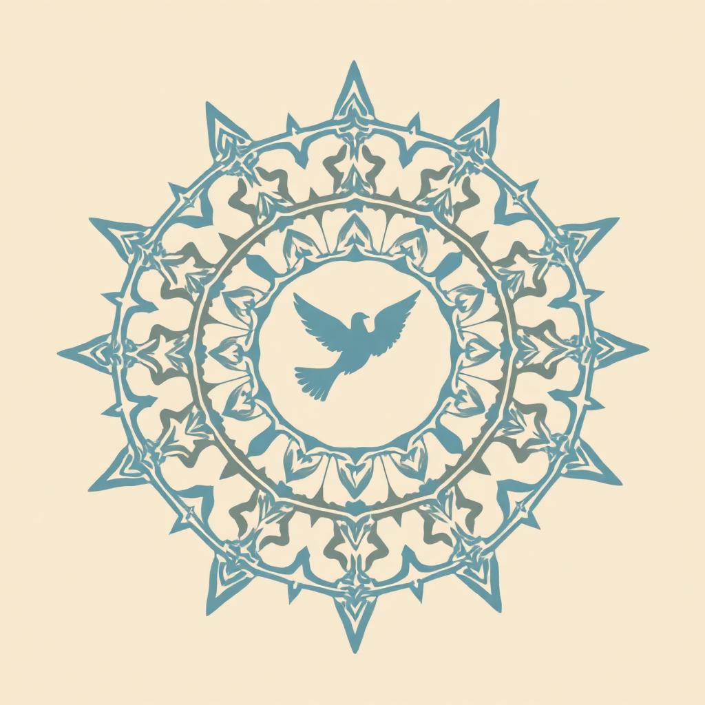 Mandala da Paz Interior — Acalmar a Mente e o Coração — mandala espiritual gratuita para baixar